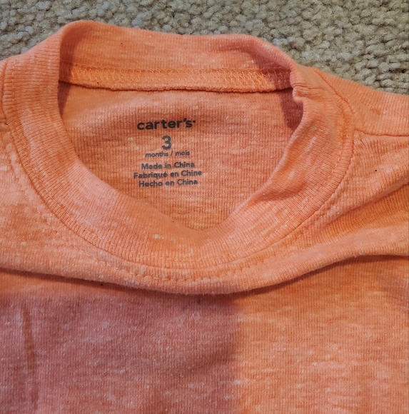 Carter's Orange Baby T-Shirt - Picture 2 of 2
